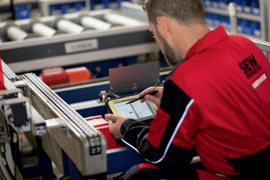 Quick inspection of drive component