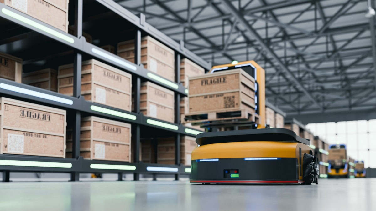 AGV e robot